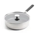 Сотейник зі скляною кришкою KitchenAid CSS CC005704-001 26 см 3.6 л сріблястий 4759074 - зображення 1