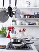 Сотейник зі скляною кришкою KitchenAid CSS CC005704-001 26 см 3.6 л сріблястий 4759074 - зображення 4