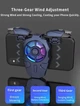 Комплект MEMO® AK03 (Black): игровые триггеры с технологией Air Mappping + автономный RGB кулер охлаждения для телефона (400 mAh) + кейс [447688964] - изображение 6