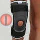 Бандаж на коліно з 4-ма спіральними ребрами та ременями Orthopoint REF-103 наколінник для спорту Розмір S - зображення 1