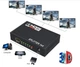 HDMI сплиттер FULL HD 2k 1080 на 4 порта 1 вход ->на 4 экрана разветвитель Splitter разветвитель повторитель (555281274-1) Черный - изображение 5