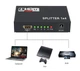 HDMI сплиттер FULL HD 2k 1080 на 4 порта 1 вход ->на 4 экрана разветвитель Splitter разветвитель повторитель (555281274-1) Черный - изображение 6