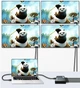 HDMI сплиттер FULL HD 2k 1080 на 4 порта 1 вход ->на 4 экрана разветвитель Splitter разветвитель повторитель (555281274-1) Черный - изображение 14