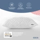 Подушка NORDIC COMFORT+ IDEIA 70х70 см чехол стеганный с молнией антиаллергенное волокно белая - изображение 3