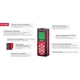 Дальномер лазерный Intertool 40 м точность +/- 2 мм память на 20 значений LCD дисплей с подсветкой (000053540) - изображение 5