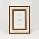 Рамка для фото MBM HOME "Эпизоды" 10х15 см бежевая/дерево (PH-4 S BEIGE/WOOD) - изображение 1