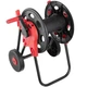Катушка для шланга Intertool до 45 м шланга 1/2" с колесами сталь + ABS пластик вес 2 кг черная с красным (000044086) - изображение 5