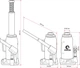 Домкрат гидравлический Intertool 10 т 230-460 мм одноштоковый бутылочный вертикальный автомобильный (000016021) - изображение 5