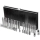 Набор звезд и шестигранников Intertool 40 шт torx hex spline инструментальная сталь удлиненные в кейсе (000006285) - изображение 4