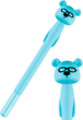 Набір кулькових ручок Centrum Fancy "Teddy Bear" Сині 0.7 мм жовта/блакитна х 2 шт (2000998482817) - зображення 3