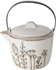 Dzbanek Boltze Bloma porcelanowy z żelazną rączką 1200 ml (4066076181636) - obraz 1