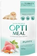 Влажный корм для цуценят Optimeal Puppy з індичкою та морквою у соусі 100 г (4820215369619) - зображення 1