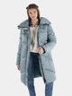 Куртка зимняя длинная женская Colin's CL1065792MGR L Mint Green (8683197777072) - изображение 1