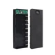 Корпус портативна зарядка Power Bank 8х18650 чорна - зображення 1