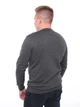 Свитер мужской серый тонкий однотонный 100-4-2 XL - изображение 7