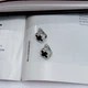 Серебряные серьги с натуральным ониксом, фианитами (60002100) - изображение 3