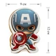 Пряник медово-имбирный с пищевой печатью "Крафт пряник" "Captain America - Капитан Америка" 45 г - изображение 4