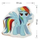 Пряник медово-имбирный с пищевой печатью "Крафт пряник" "My Little Pony Rainbow Dash - Рейнбоу Деш" 45 г - изображение 4