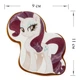 Пряник медово-имбирный с пищевой печатью "Крафт пряник" "My Little Pony Rarity - Рерити" 45 г - изображение 4
