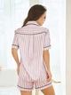Піжама (сорочка + шорти) жіноча шовкова ISSA PLUS 14852 XL Мультиколор (issa2007682633180) - зображення 2