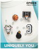 Przypinki jibbitz Crocs Basketball Star 10009750 5 szt Wielokolorowe (0196265112500) - obraz 2