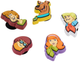 Przypinki jibbitz Crocs Scooby Doo 10013601 5 szt Wielokolorowe (0196265727957) - obraz 2