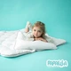 Дитячий набір у ліжечко Super Soft Classic ТM PAPAELLA ковдра 100х135 см та подушка 40х60 см, штучний лебединий пух, антиалергенні (8-34923) - зображення 2