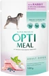 Влажный корм для собак Optimeal с кроликом и черникой в соусе 100 г (4820215369855) - изображение 1
