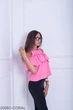Женская блузка Подіум Gabriella 20081-CORAL S Кораловый - изображение 5
