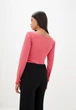 Боди с рукавами Подіум Ashley 27563-PINK S Розовый - изображение 3