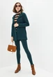 Женский кардиган с поясом Подіум Alexis 27553-DARKGREEN S Зеленый - изображение 4