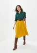 Женская трикотажная юбка Подіум Cont 27562-MUSTARD S Горчичный - изображение 3