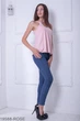 Женская блузка Подіум Amelia 19588-ROSE XL Розовый - изображение 5