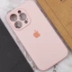 Чехол Fiji Silicone Case Full Camera для Apple iPhone 15 Pro бампер накладка с защитой камеры Chalk Pink - изображение 2