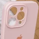 Чехол Fiji Silicone Case Full Camera для Apple iPhone 15 Pro бампер накладка с защитой камеры Chalk Pink - изображение 4
