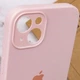 Чехол Fiji Silicone Case Full Camera для Apple iPhone 15 бампер накладка с защитой камеры Chalk Pink - изображение 4