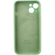Чехол Fiji Silicone Case Full Camera для Apple iPhone 15 бампер накладка с защитой камеры Pale Green - изображение 2