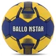 Мяч для гандбола BALLONSTAR HB-5043-1 (PU, р-р 1, сшит вручную, синий-желтый) - изображение 1