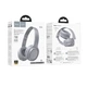 Бездротові навушники HOCO W46 Charm BT headset Light Blue Gray (6942007601719) - изображение 3