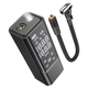 Автомобільний насос HOCO ZP7 Maddy portable smart air pump(5000mAh) Black (6942007614511) - зображення 4