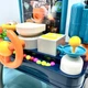 Детский игровой автотренажер с рулем Космос музыка и свет подвижные детали на батарейках (ZZ1439B) - изображение 2