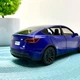 Машина Автосвіт Tesla Model Y інерційна відчиняються двері капот багажник 17см Синя (AP-2001) - зображення 3