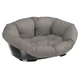 Лежак для кошек и собак пластиковый со съемной серой подушкой Ferplast SOFA 2 - изображение 1