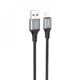 Кабель синхронізації Hoco X86 USB - Lightning 2.4А 1 м Black (3_05484) - зображення 1
