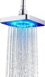 Лейка насадка для душа с LED подсветкой RGB светодиодная, квадратная 150 мм LED Shower head AND XL-902 - изображение 2