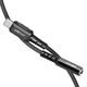 Кабель ACEFAST C1-07 USB-C до 3.5mm aluminium alloy headphones adapter cable Black - зображення 2