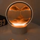 Ночник для релаксации 3D пески зыбучие часы с Led подсветкой 7 режимов золотой - изображение 5