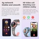 Дитячий смарт годинник-телефон Smart Watch K55 4G з SIM-карткою, GPS, кнопкою SOS, прослуховуванням, відеодзвінком Синій - зображення 5