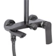 Набір 3 в 1 Qtap Slavonice QTSLA270GMB45924 Gunmetal Black PVD + QTSLA111GMB45910 + QTSLA255GMB45923 SET-Q6290 - зображення 8