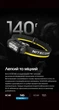 Налобний ліхтар Nitecore HC60 UHE (USB Type-C, 1600Лм, 157м, 4000мАг) - зображення 12